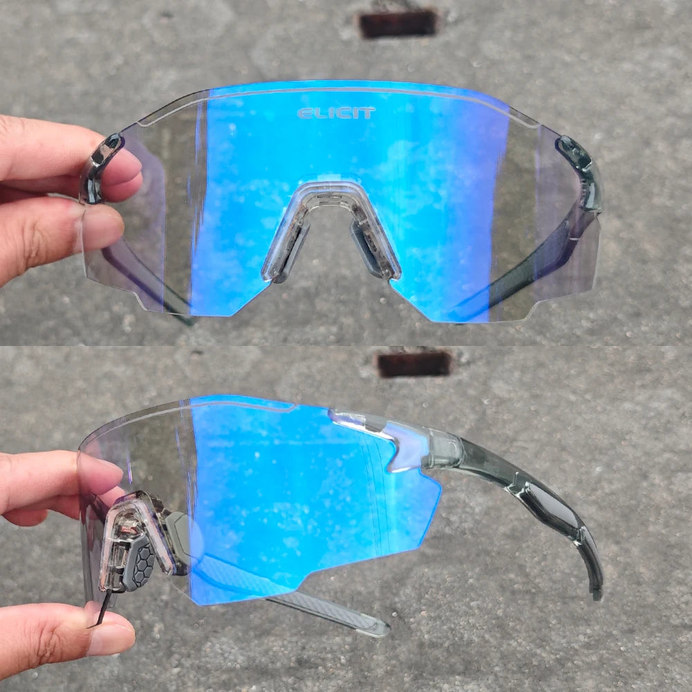 Karos Photochromic Cycling Glasses UV400 Protection Sunglasses Day Night Use Eyewear For Bicycles Fishing Driving Outdoor Hiking