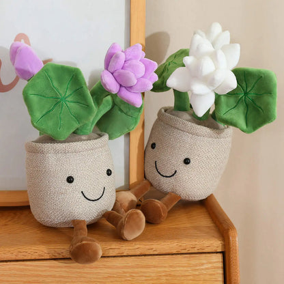 Green Plant Potted Plants Lily Flowers Strawberries Lotus Flowers Persimmons Morning Glory Ornament Soft Birthday Gifts Decor