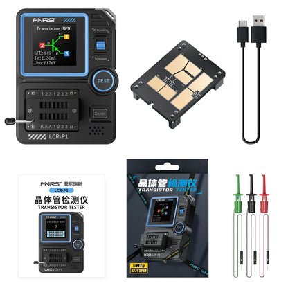 FNIRSI LCR - P1 A Multifunctional Tester for Transistors, Diodes, Capacitance, Resistance, LCR and ESR Measurements