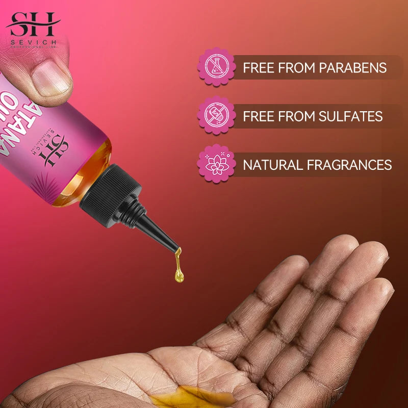 100% Batana Hair Fast Growth Oil Set African Crazy Traction Alopecia Batana Hair Mask Anti Hair Break Hair Regrowth Treatment