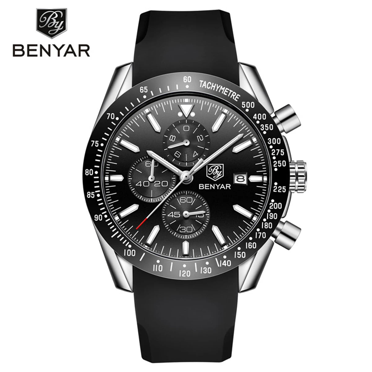 Men Watch BENYAR Top Brand Luxury Full Steel Business Quartz Watch Men Casual Waterproof Sports Watches Clock Relogio Masculino