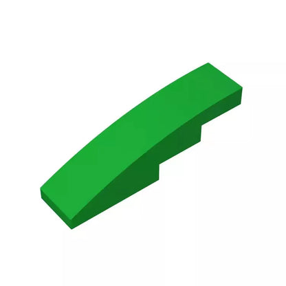 100pcs MOC Brick Part 61678 11153 Slope Curved 4 x 1 Compatible Building Block Particle DIY Assmble Kid Brain Toy Birthday Gift