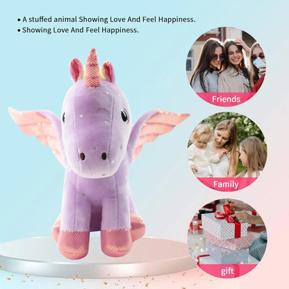 Unicorn Stuffed Animal Soft Unicorn Plush Toys Rainbow Pink Unicorn Birthday Gift for Girls Baby Toddler Kids Party Home Decor