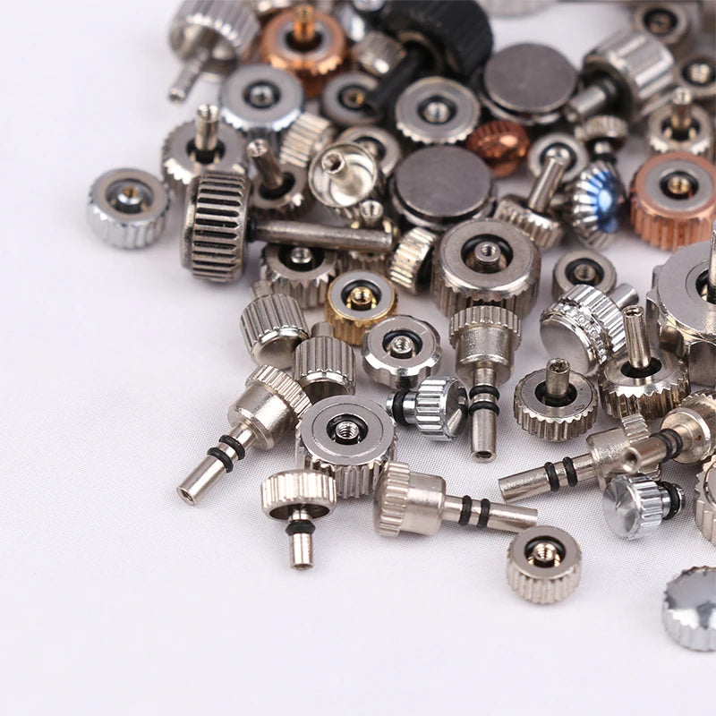 【S】50/100Pcs Watch Accessories Disassembly Parts Disassembly Heads DIY Accessories Watch Handmade Repair Tools