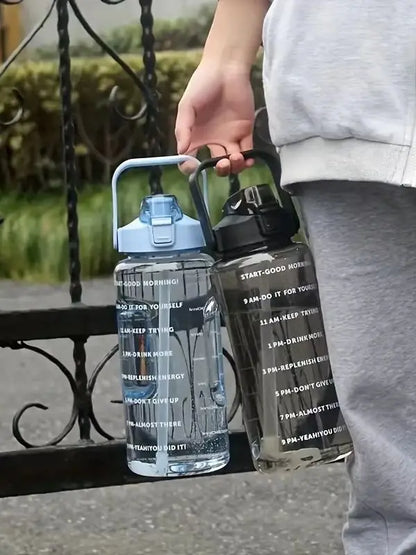 1 Piece, 64OZ (Approx. 2000ml)Large Outdoor Straw Water Cup, 1pc | Great for Hiking, Cycling, Birthday & Holiday Gifts