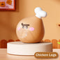 Silicone Pop Bubble Squeeze Toys Quick Rebound French Fries Hamburger Stress-relieving Toys Relieve Anxiety Relaxation