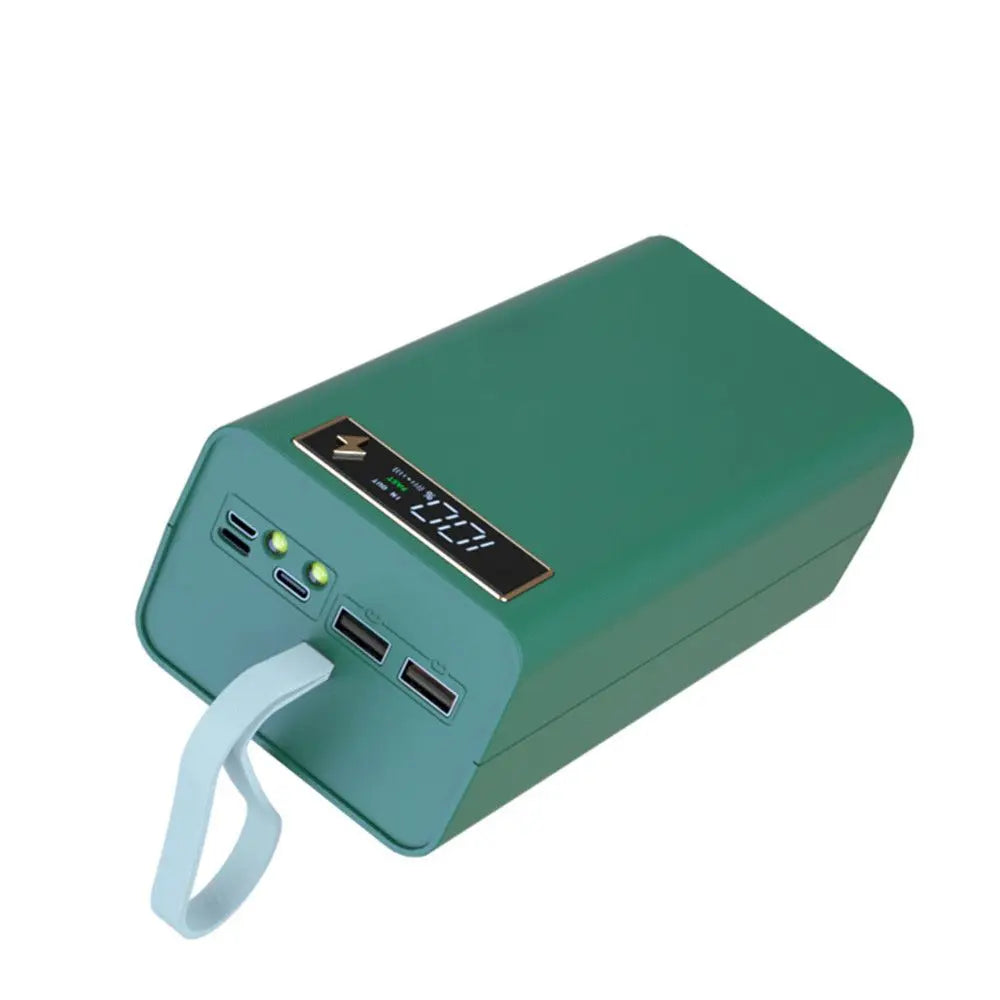 21x18650 Battery Storage Box Dual USB Charge18650 Battery Power Bank Case Shell with LED Light