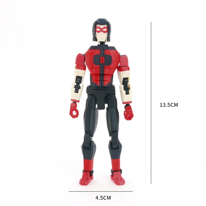 3d Printed Blue-Masked Invincible T13 Dummy13 Multi-Jointed Movable 3d Printed Shapeshift Toys Action Figure Custom Toy