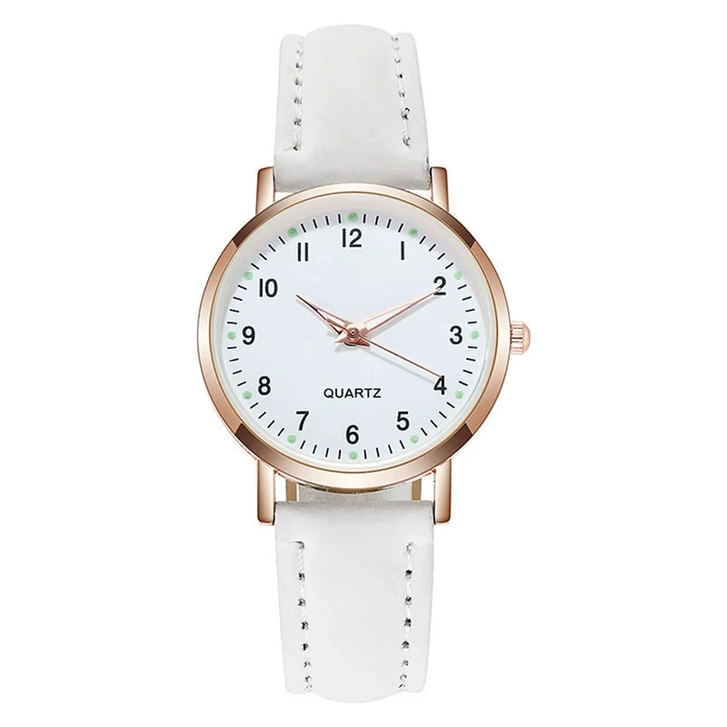 Fashion Women Watches,Vintage-Quartz Watch With Glow-In-The-Dark Design Fashion Business Casual Analog Watch,Girls Clock Gift