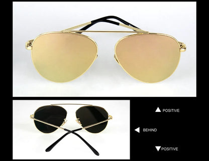TAGION Brand New Men's Pilot Sunglasses Women Men Alloy Frame Fashion Sunglasses Driving Lenses Unisex Eyewear 2767