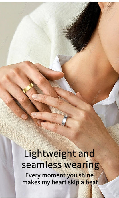 2026 New Smart ring Men Women HD Touch Screen Heart Rate Oxygen Sleep Tracker IP68 Water-resistant Long Battery Android IOS