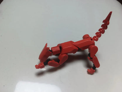 13 Action Figure Titan Multi-Jointed Movable Shapeshift Robot T13 Action Mannequin Character and Dog Figure Toys gifts for kids