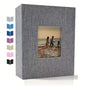 Linen large Photo Album Scrapbook 200/300/600 Pockets for 4x6 Photos Slip-in memory books Wedding Baby Family Anniversary Photo