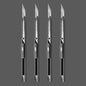 Deli Retractable Office Use Utility Knife High Carton Steel 9mm 30 Degree Blade Box Cutter Self-Locking Design Cutting Knives