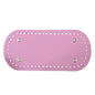 22*10Cm Oval Bottom For Knitted Bag PU Leather Bag Accessories Handmade Bottom DIY Crochet Bag Bottom Solid Color Bag Part NEW