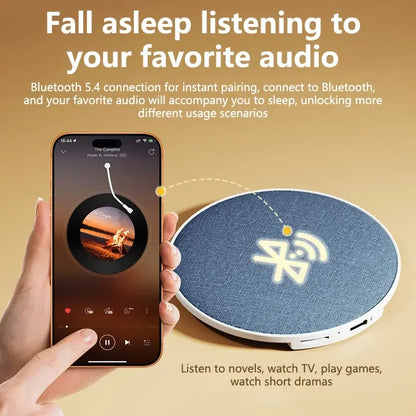 Under Pillow Sleep Speaker Ultra Slim HiFi Noise Reduction Bone Conduction Sound Machine for Deep Sleep Relaxation 2026 New ﻿