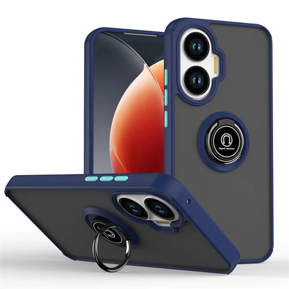 Funda For Xiaomi Poco F7 5G Case Shockproof Matte Hard PC Armor Case For Pocof7 Poko Little F7 F 7 7F Magnetic Holder Ring Cover