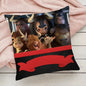 Cute Cartoon Ferdinand Pillow Case Pillowcase Anti-dustmite Pillow Invisible zipper silky short plush Sofa cushion cover