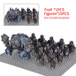 Giant Troll Monster 20Pcs Armored Orc Infantry Figures Medieval Army Building Bricks, Removable Shield Scene Collectible Toy﻿﻿