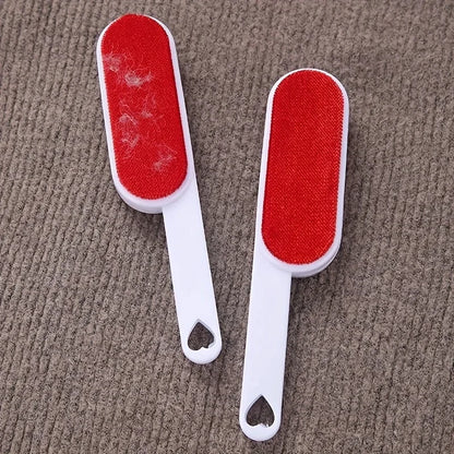 Self-cleaning Lint Sticking Roller 2 Sides Dedusting Brush Pet Hair Remover Brush Removing Dog Cat Hair from Sofa Carpet Clothes