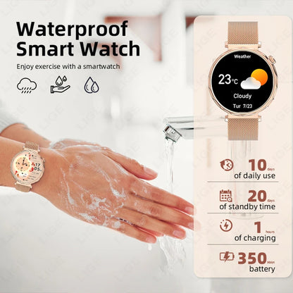 LIGE 2025 Smart Watch Women Full Circle Touch Screen Bluetooth Call Men Smartwatch Waterproof Sport Activity Fitness Watch Women