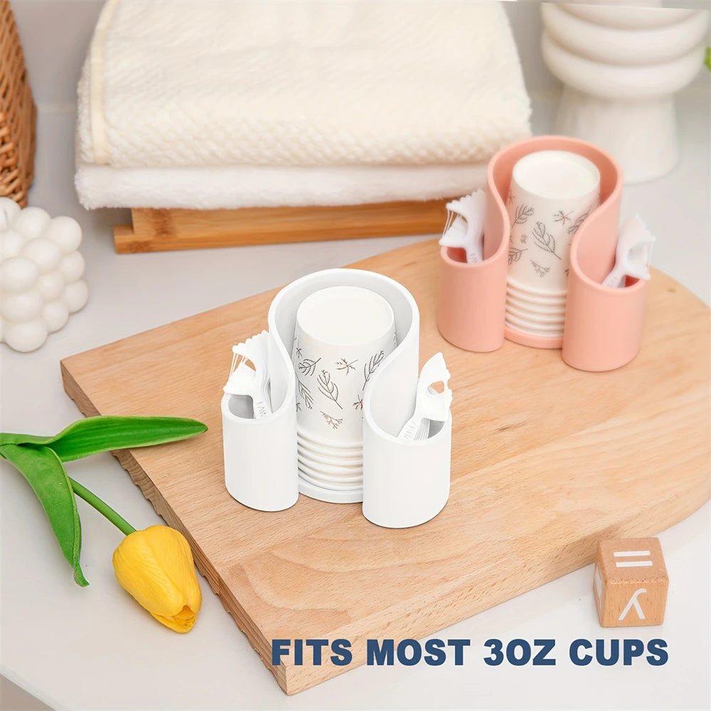 1pc Cotton Pad Storage Travel Desktop Dispenser Case Safe And Tasteless Vanity Makeup Organizer For Floss Cotton Pads And Cups