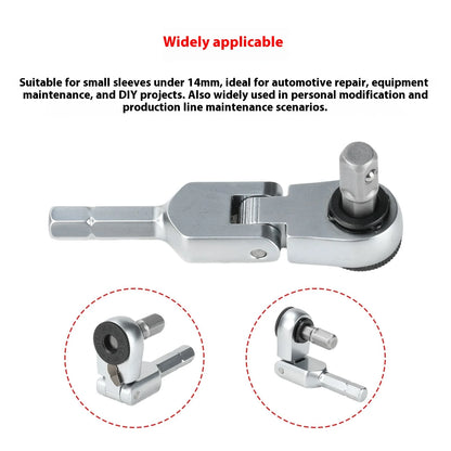 New Socket Torque Wrench Hand Tools 6.35mm Screwdriver Stainless Steel Hexagonal Ratchet Wrench Toughbuilt Mechanic Manual Tools