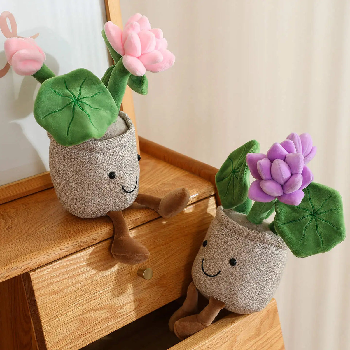 Green Plant Potted Plants Lily Flowers Strawberries Lotus Flowers Persimmons Morning Glory Ornament Soft Birthday Gifts Decor