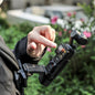 SUNNYLIFE Backpack Clip Mount for DJI Pocket 3 | Extendable Rotatable Magnetic Holder - Hands-Free Vlogging, Cycling, Hi