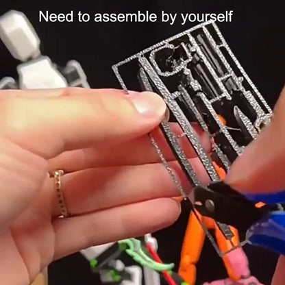 Assembly Toys T13 Action Figure 3D Printed Multi-Jointed Movable Titan 13 Lucky Dummy Robot Action Figure Desktop Toys
