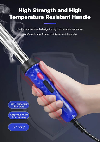Intelligent High-Power Electric Soldering Iron 80W/300W Fast Heating  Alloy Solder Electric Soldering Iron