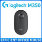 Logitech M350 POP Wireless Mouse Dual Mode Bluetooth 2.4Ghz Silent Click 18-Month Battery For PC Laptop Travel Office
