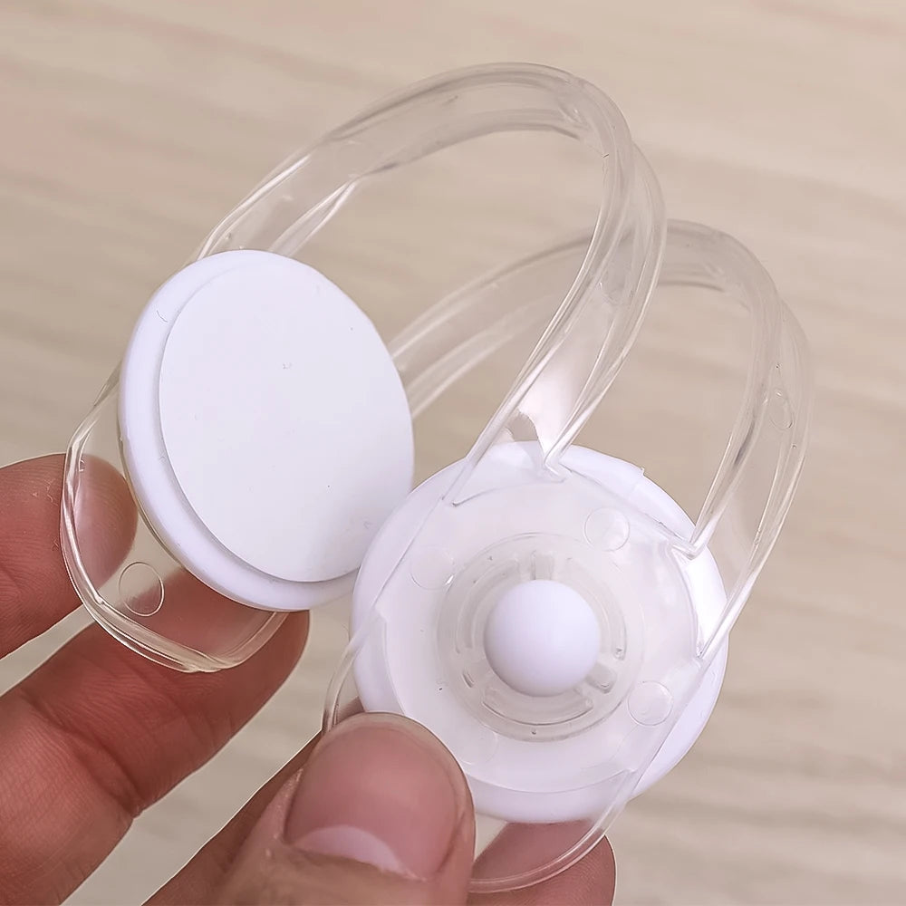 5pcs Baby Transparent Safety Locks Anti-opening Cabinet Open Glass Cabinet Safety Lock Anti-clip Hand Door Lock Fixing Clips