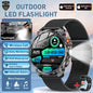 LIGE 2026 Nowy Wojskowy Smartwatch Męski Bateria 1000mAh Wodoodporny 5ATM GPS Rozmowy Bluetooth Wyświetlacz AMOLED Sportowy Smartwatch dla Mężczyzn