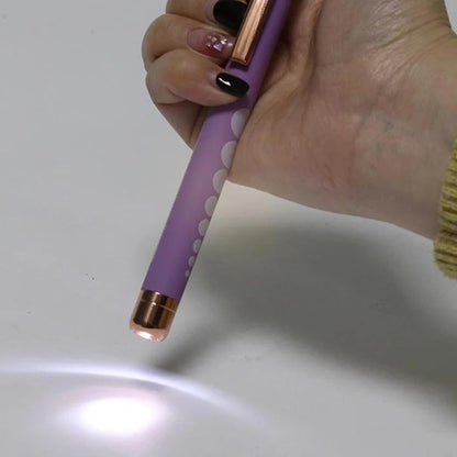 ★★★LED Medical Penlight Flashlight With Pupil Gauge Pocket Clip Pen Light For Doctor Nurse Diagnosis