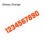 Car Side Door Custom Number Styling Stickers For 0 1 2 3 4 5 6 7 8 9 Auto Tuning Accessories Vinyl Film Decoration Decals