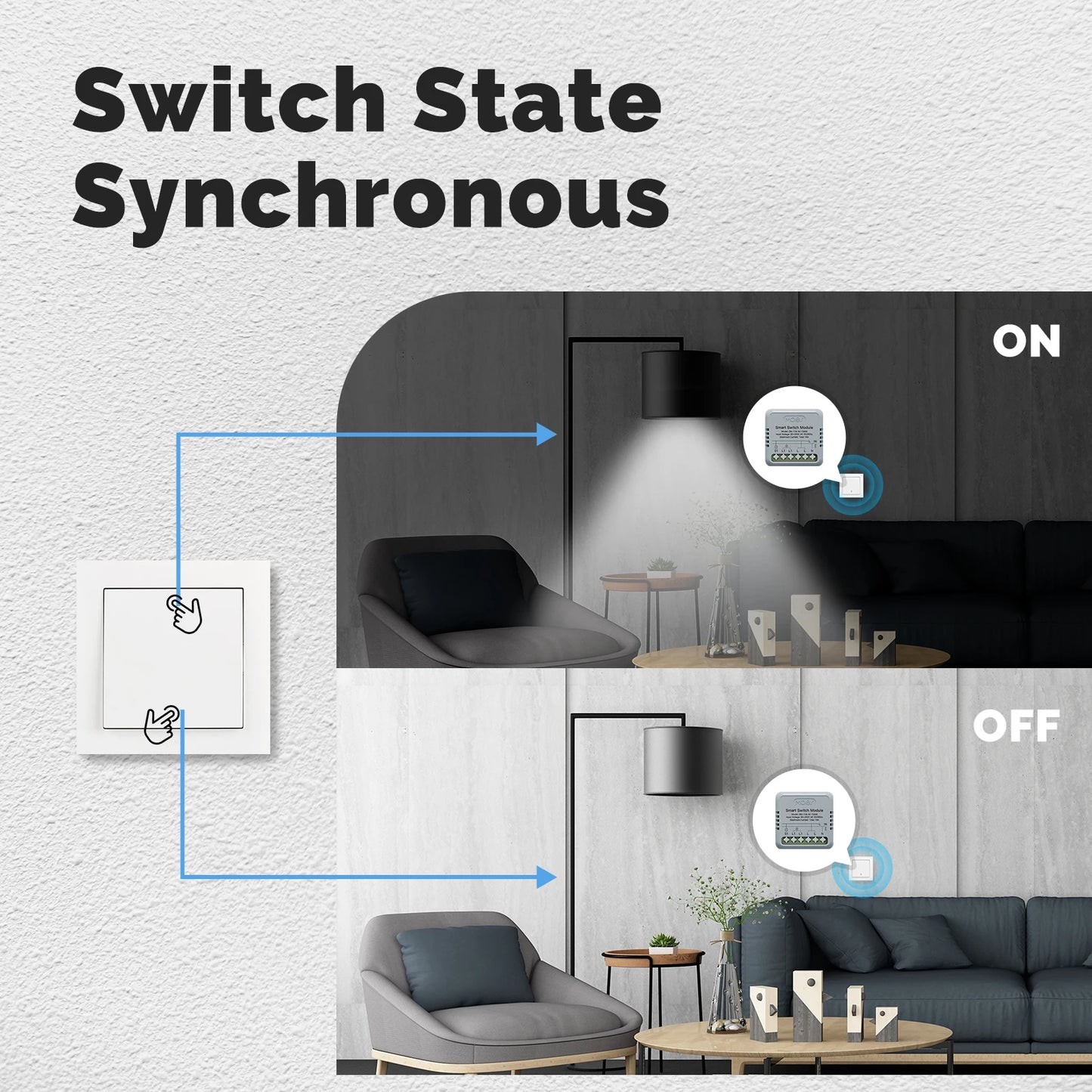 MOES Tuya ZigBee Smart Switch Module Electricity Consumption Monitor Timer Diy Breaker Light Switch 1 Gang Support Alexa Google