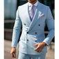 Smart Casual Wedding Men's Suits Slim Fit Tuxedo Blazer Set 2 Piece Formal Business Suit for Groom with Blazer And Pants