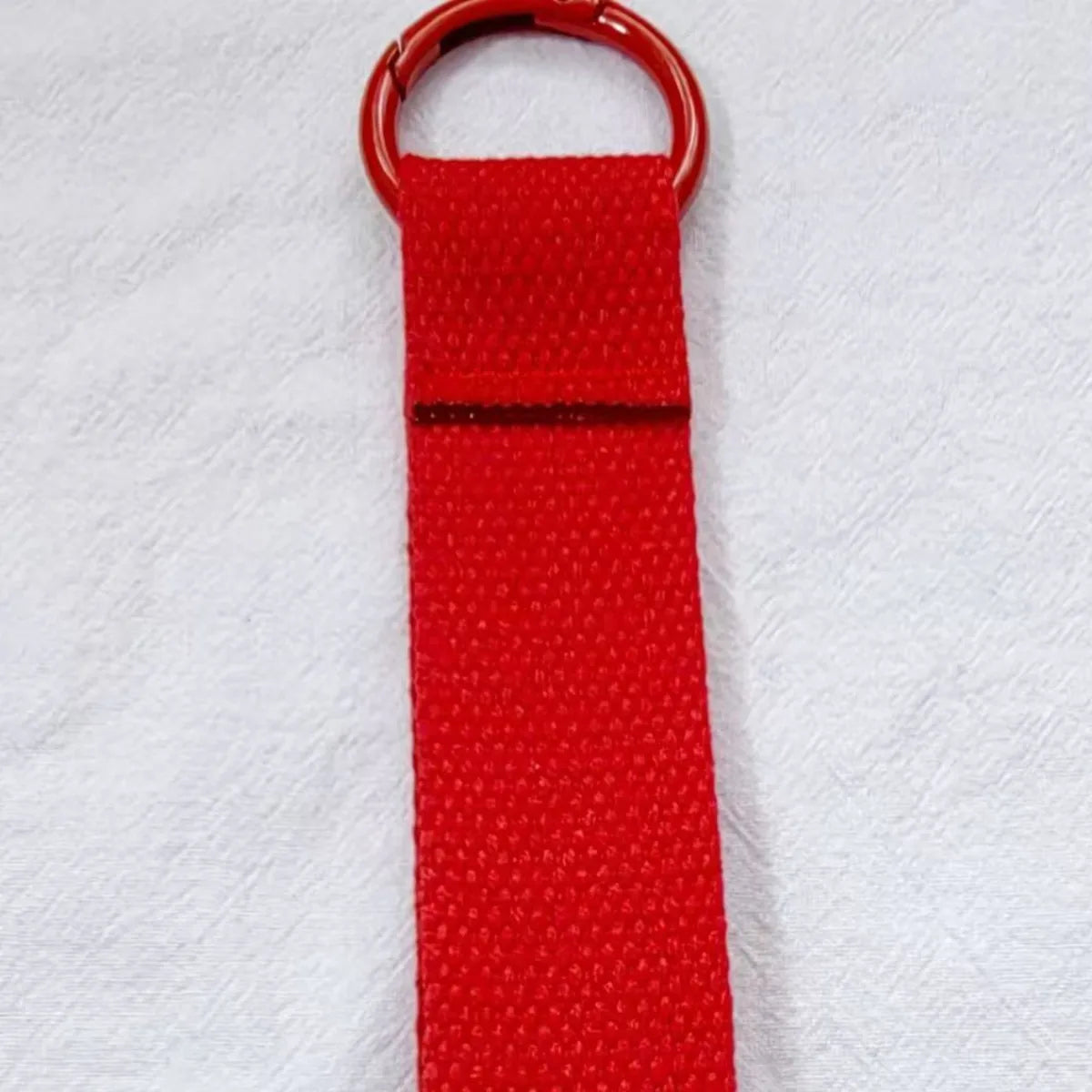 Custom LOGO Keychain Blank Canvas Strap Lanyard Backpack Floating Weave Pendant Personalize  Print Name Webbing Wholesale