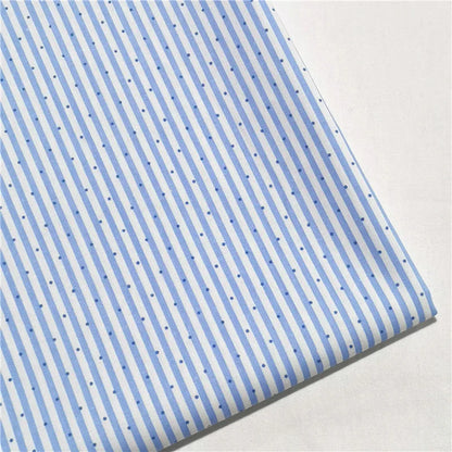 160x50cm Dot Stripe Twill Cotton Sewing Fabric Making Bedding Clothing Handmade Decorative Patch Sewing Cloth