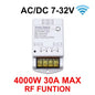 ZIGBEE/WiFi Smart Switch 30A 6600W/4000W Relay Module AC DC7-32V 85-250V Timer Home Automation Alexa Works with Tuya Smartlife