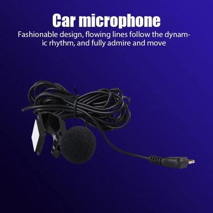 Car Microphone Micro Car Radio 3.5mm Jack Mic Stereo Mini Wired External Microphone For Auto Dvd Radio 3m Long Mini Microfono