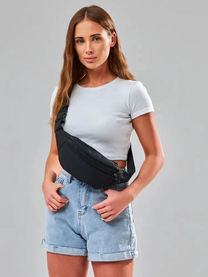 New Fashion Chest Bag For Men Black Waist Bag High Quality Women Shoulder Bag Multifunction Male Fanny Pack Crossbody Small Bag