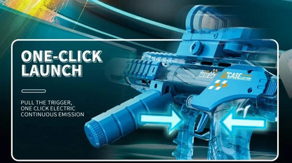 Electric Water Gun with LED Light Large-capacity Long-range Shooting Water Gun Summer Outdoor Game Toy Children's Adults' Gift