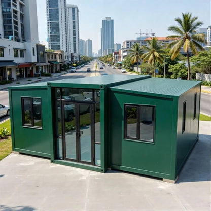 Hot Sale 20Ft Expandable Container House Portable Foldable Prefab Home with 1 2 3 Bedroom