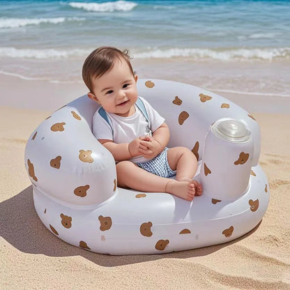 Inflatable Sofa Children Beach Portable Chair InfantInflatable Baby Sofa for Babies 3 Months & Up,Baby Seats for Infants