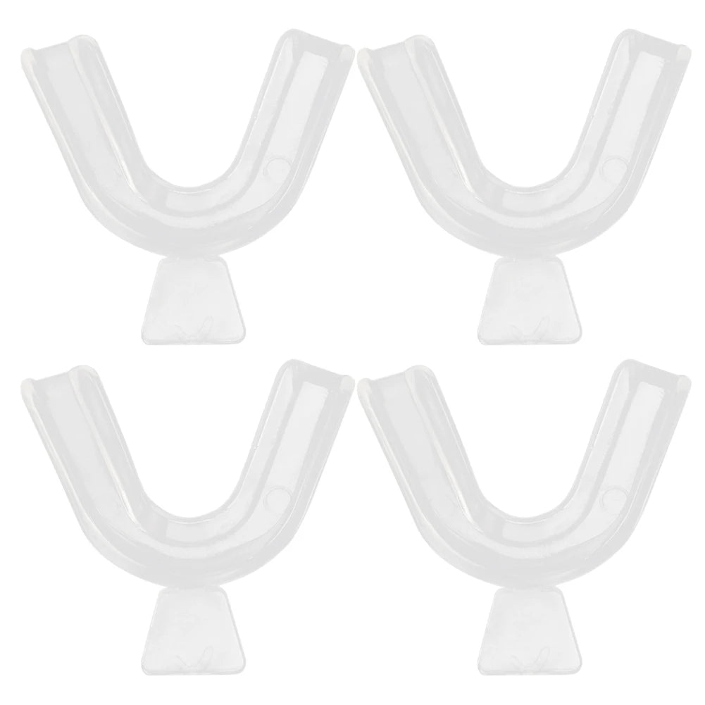 2/4PCS Anti Snoring Bruxism Sleeping Mouth Guard Night Guard Gum Shield Mouth Tray Stop Teeth Grinding Sleep Aid Health Care