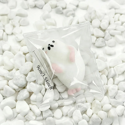 Taba Chubby Seal Squeeze Toy, Plush Seal Kneading Fun Soft Squeeze and Stress-relieving Toy, Cute Desk Decoration, Festival Gift