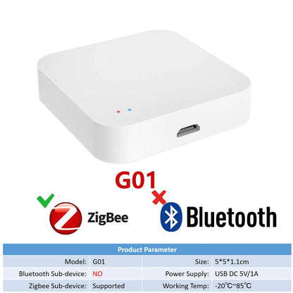 Tuya Zigbee Gateway Hub Smart Home Wireless Bridge SmartLife APP Remote Control Automation Device Works with Alexa Google Home