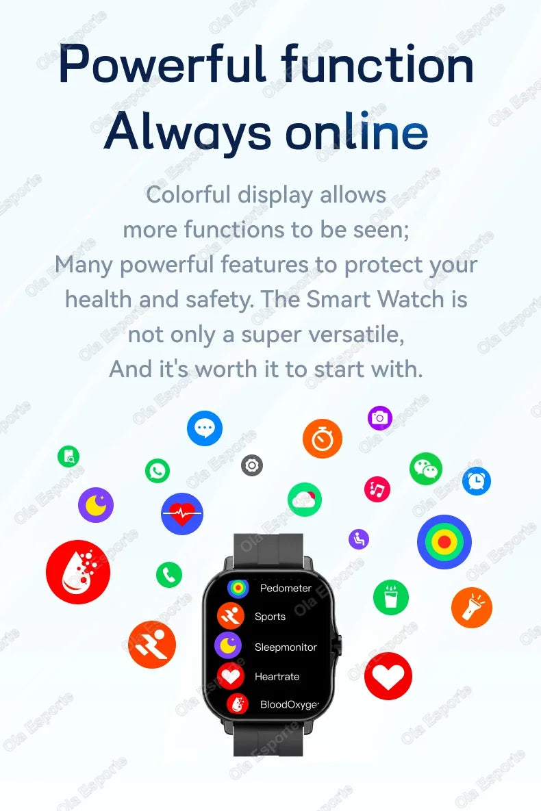 2025New Upgrad Smart Watch For Men Women 1.83Inch Full Touch Display BT Call Sports Monitoring SmartWatch For Android&IOS Phone